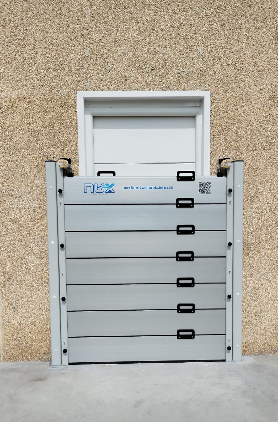barrera entera 156 cm puerta peatonal