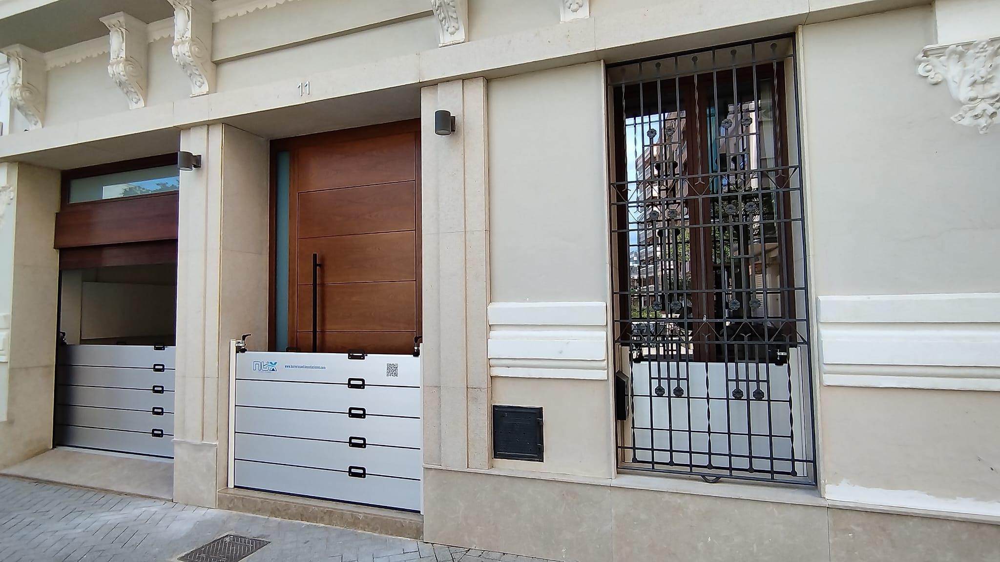 barreras garaje-vivienda y ventana